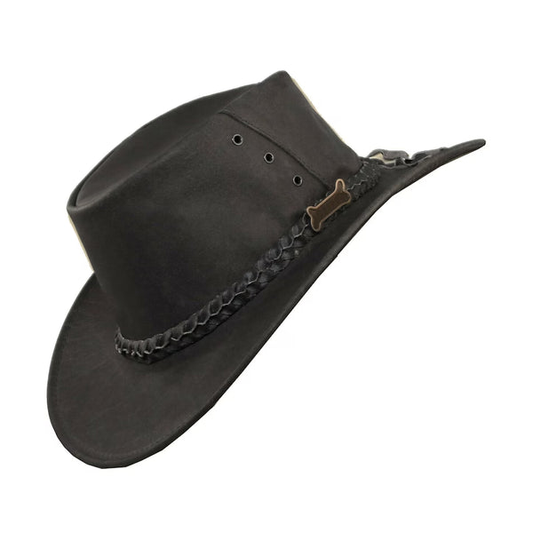 Buffalo Leather Cowboy Hat